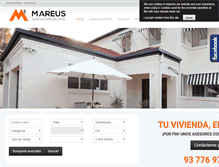Tablet Screenshot of mareus-inmobiliaria.com